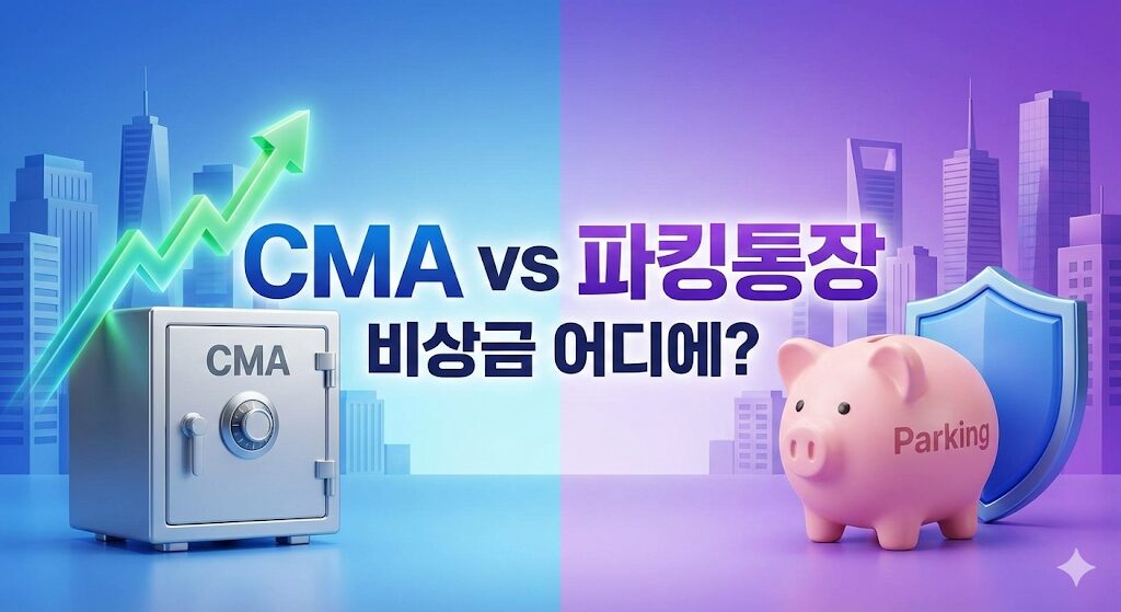 CMA통장 파킹통장 비교 장단점