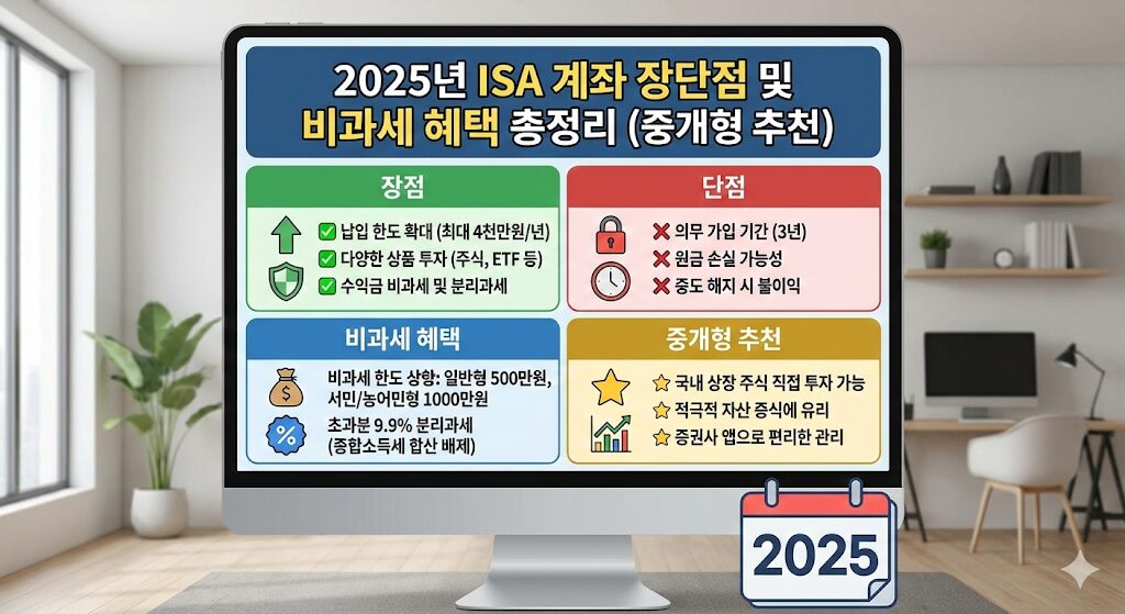 ISA 계좌 비과세 혜택 및 장단점 비교